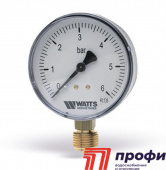 Манометр MDR 63/10 (1/4",0-10бар) (радиальный) WATTS 0318210