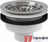 Водослив сифона для мойки 6/4" с нерж. peшeтка Ø115 ALCA PLAST (A37)