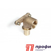 Водорозетка с ВР 16(2,2)х1/2" REHAU бронза