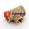 Тройник В 3/4"х1/2"х3/4"  бронза