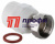 Муфта с накидной гайкой 25*3/4 белый VALTEC (VTp.708.0.02505)