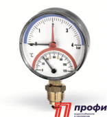 Термоманометр TMRA 06 (FR 828) (1/2",6бар,120 С)(радиальный) WATTS 