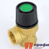 Клапан предохранительный 1/2" 1,5 бар вн-вн