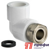 Колено с накидной гайкой 25*3/4белый VALTEC (VTp.758.0.02505)