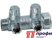 Коллектор отсекающий 1" с 2 отв. 3/4" НР	 FK 3860 134 "FAR"