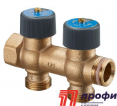 Гребенка Oventrop 3/4", Multidis R2, кол-во отводов-2, выход 3/4", бронза