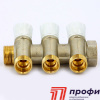 Коллектор 3/4" с вент. 3вых. евроконус (М24х19) EMMETI 01307265