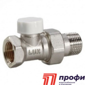 Кран д\рад. прямой 1/2" нижний Luxor DD 121