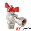 Кран шаровой угловой с накидной гайкой 1/2"х3/4" нар.-вн. (VT.267.N.0405)