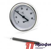 Термометр биметаллический накладной FR810(ТАВ) 63/120 10006504(03.08.060) Watts