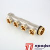 Коллектор  НАР.рез. 3 вых. х1"х3/4" евроконус (VTc.500.NE.060503)