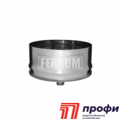 Заглушка 300 внутр. с конденсатоотводом (430/0,5 мм)  (FERRUM)