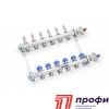 Распределительный коллектор HKV-D на 5 контуров с РАСХОД. (нерж.сталь) REHAU