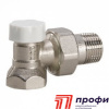 Кран д\рад. угловой 1/2" нижний Luxor DS 122